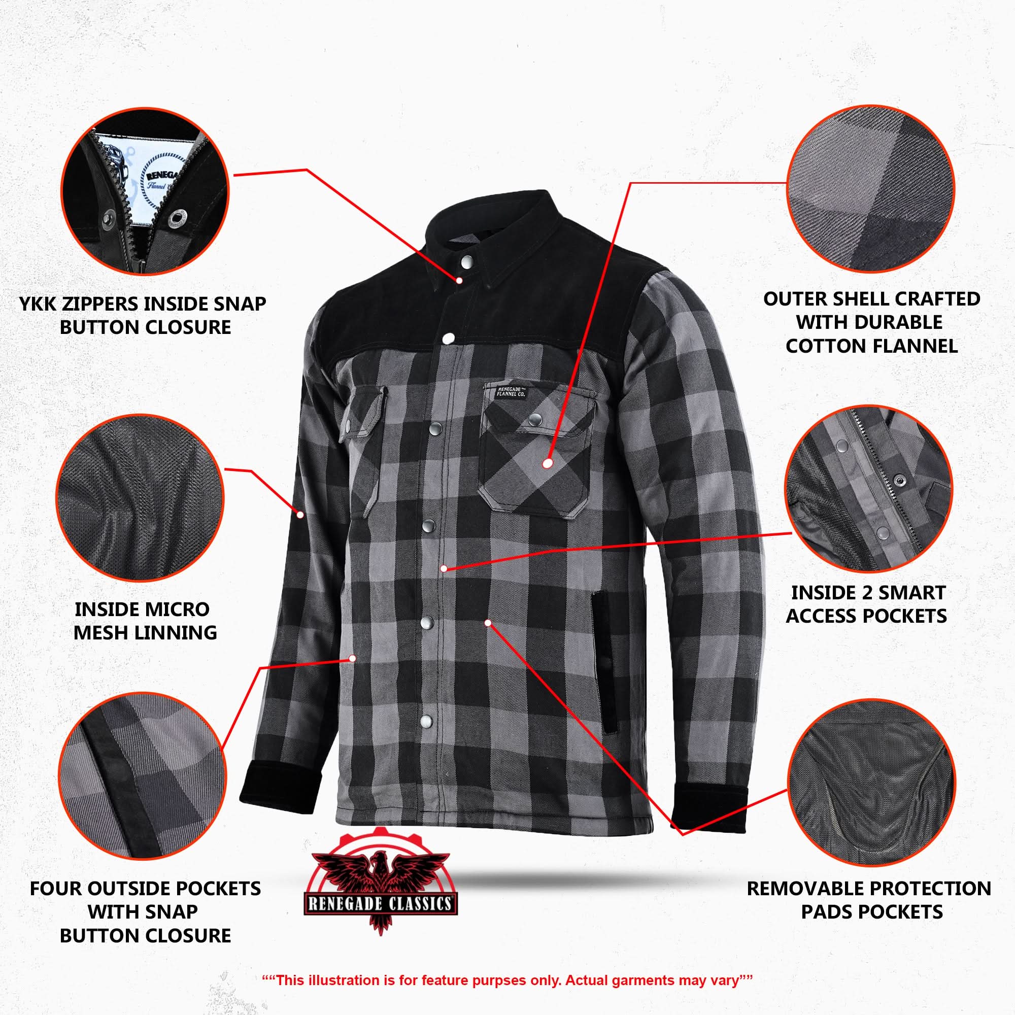 Grindstone™ Grey Men’s Flannel Shirt