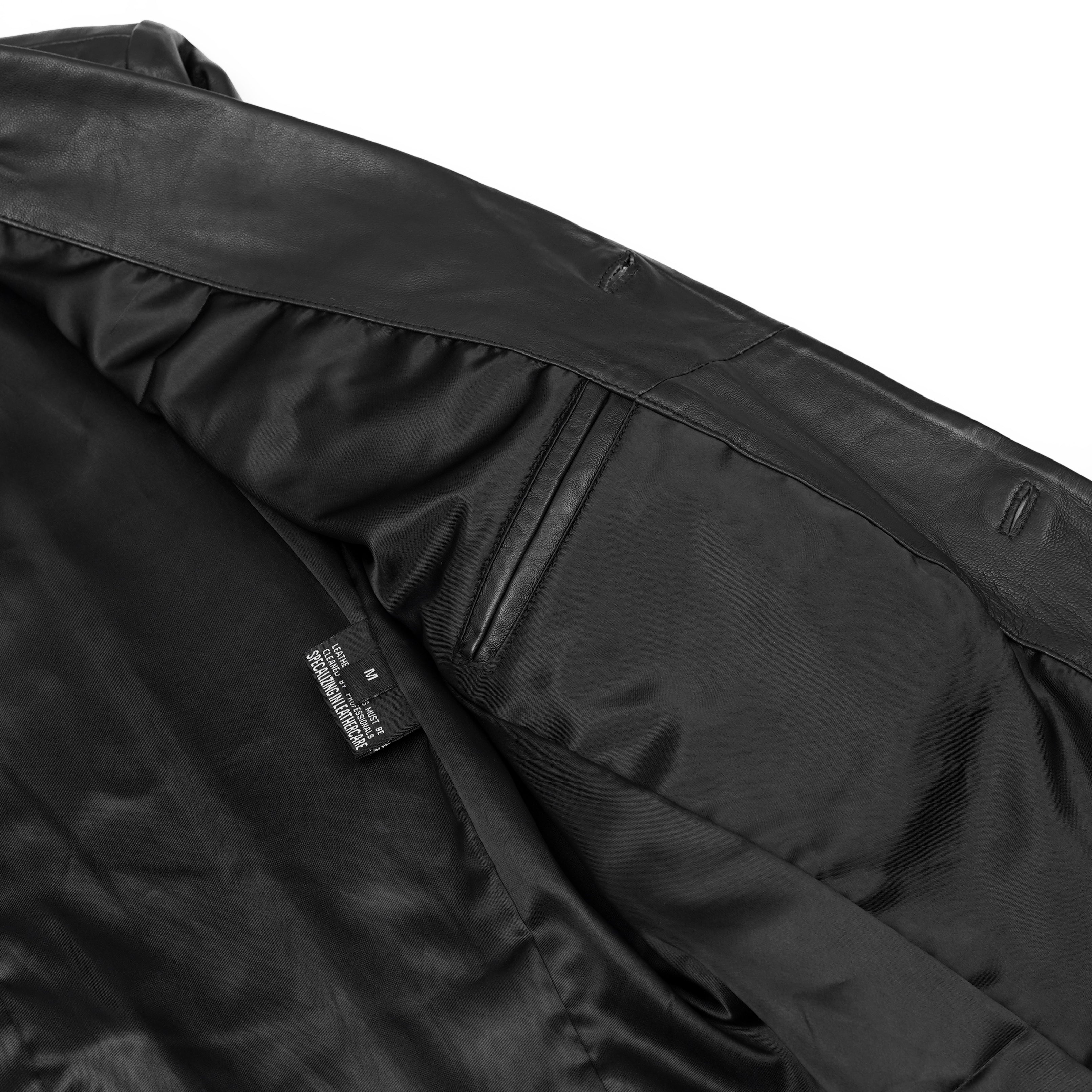 Bridgerton™ Men's Black Leather Blazer