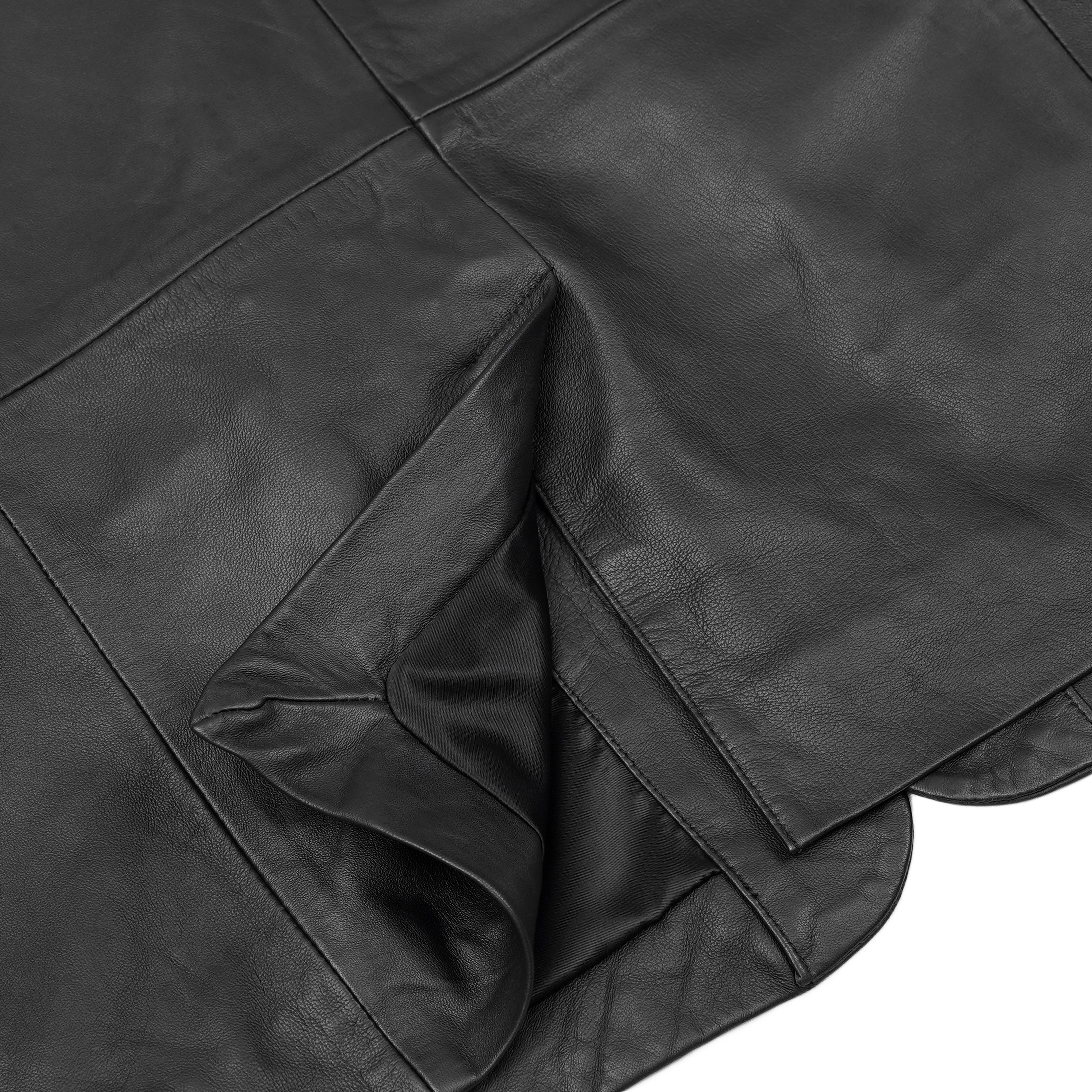 Bridgerton™ Men's Black Leather Blazer