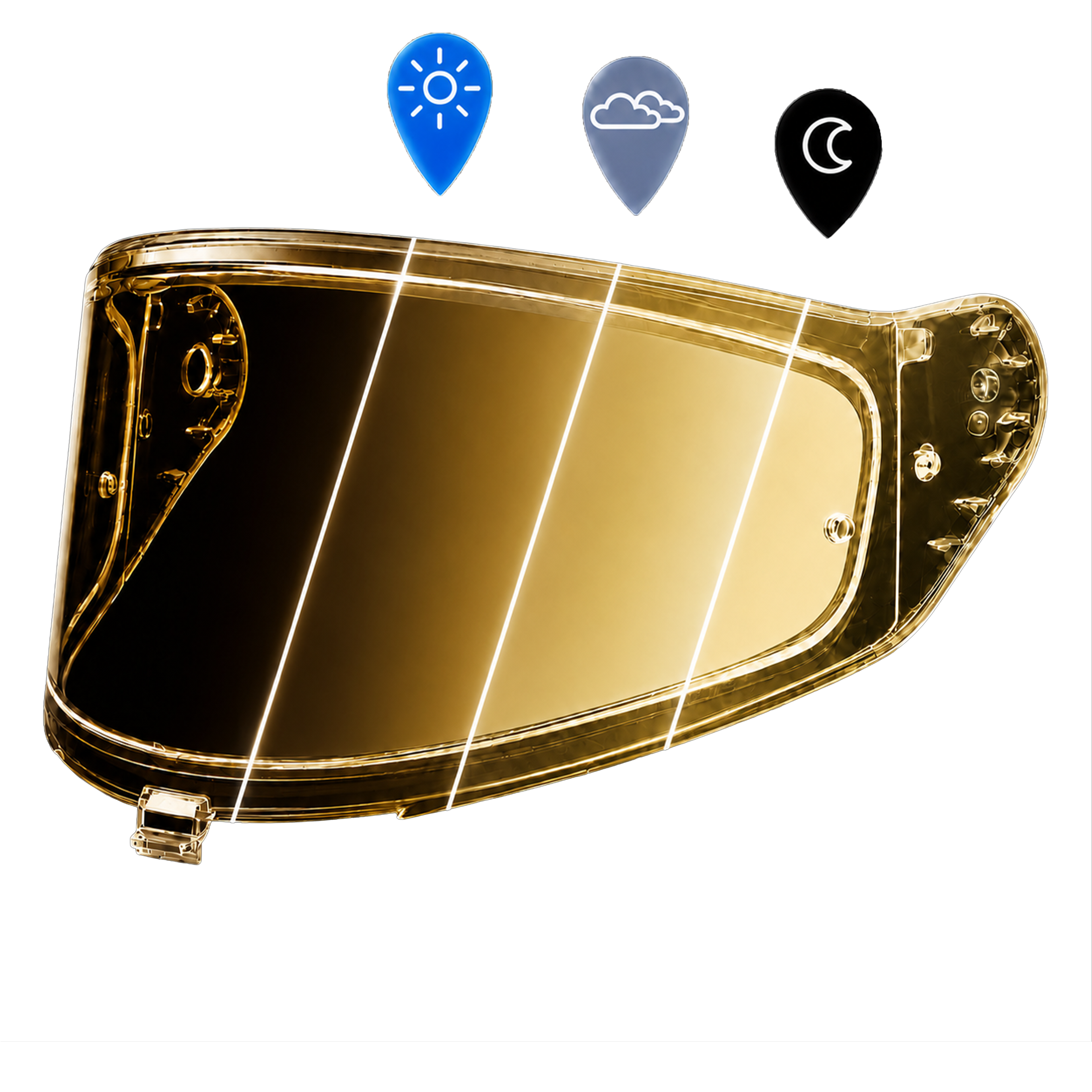 Rogue Shield Outer- Photochromic Gold