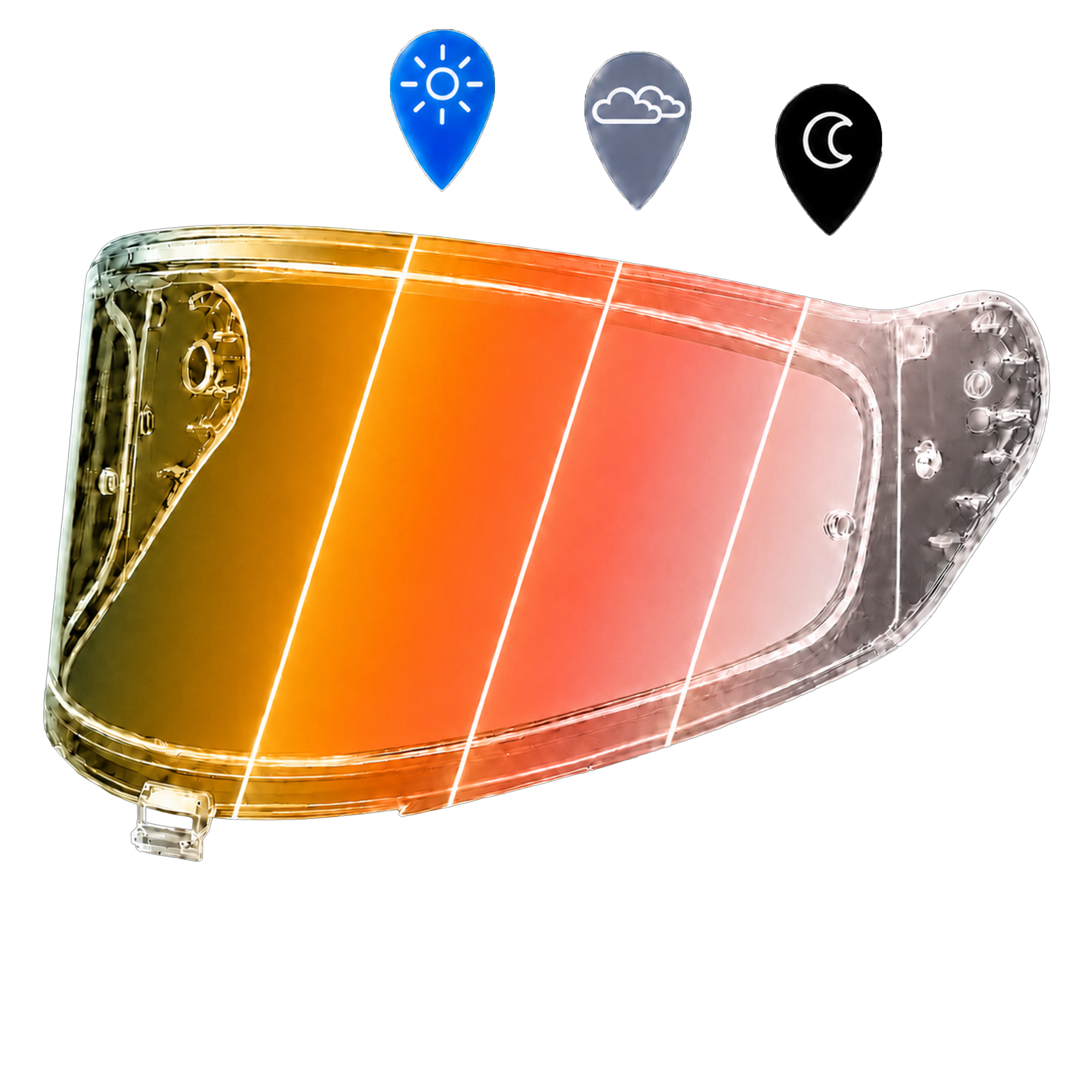 Rogue Shield Outer- Photochromic Red