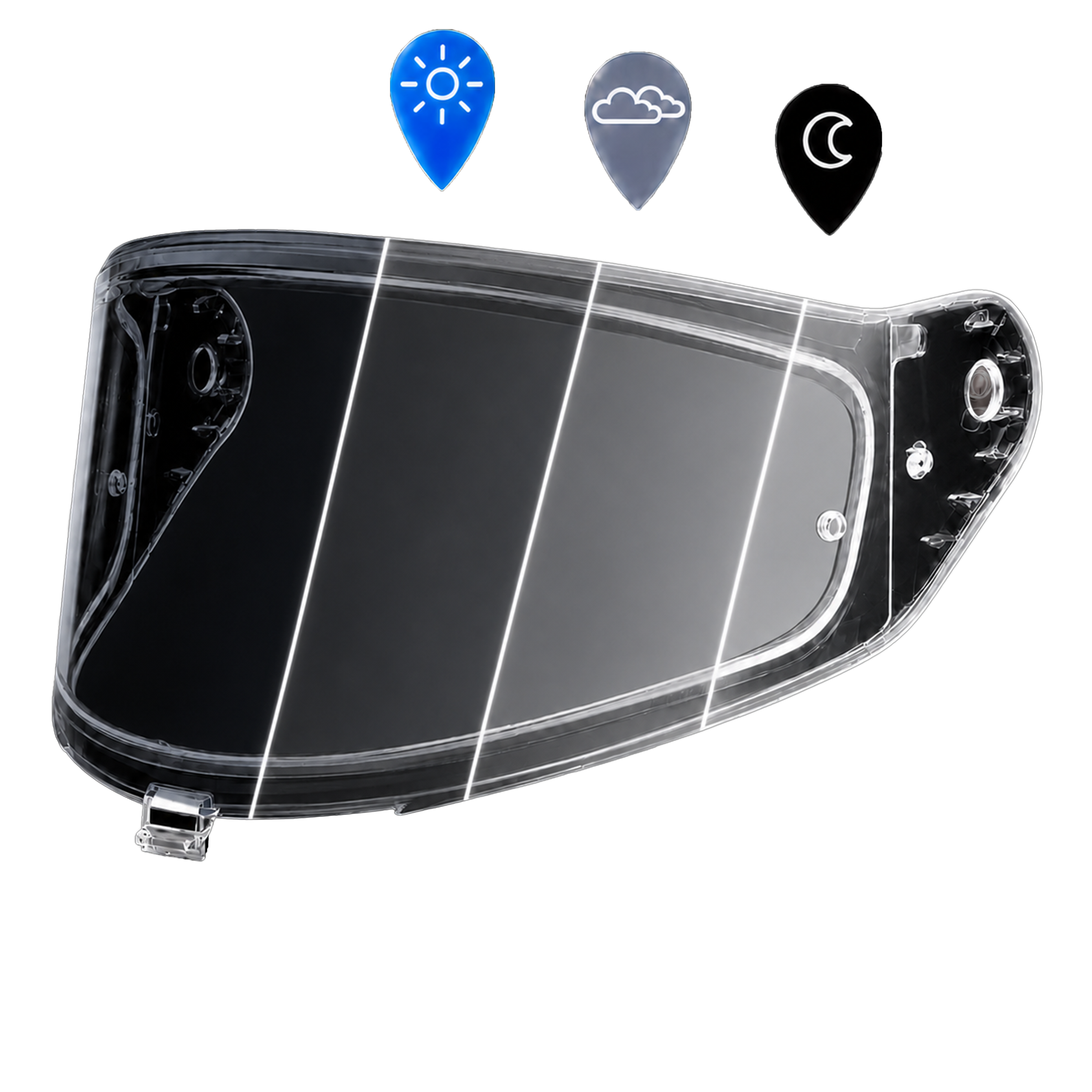 Rogue Shield Outer- Photochromic Smoke