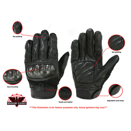 RaceTek™   Men's motorcycle gloves