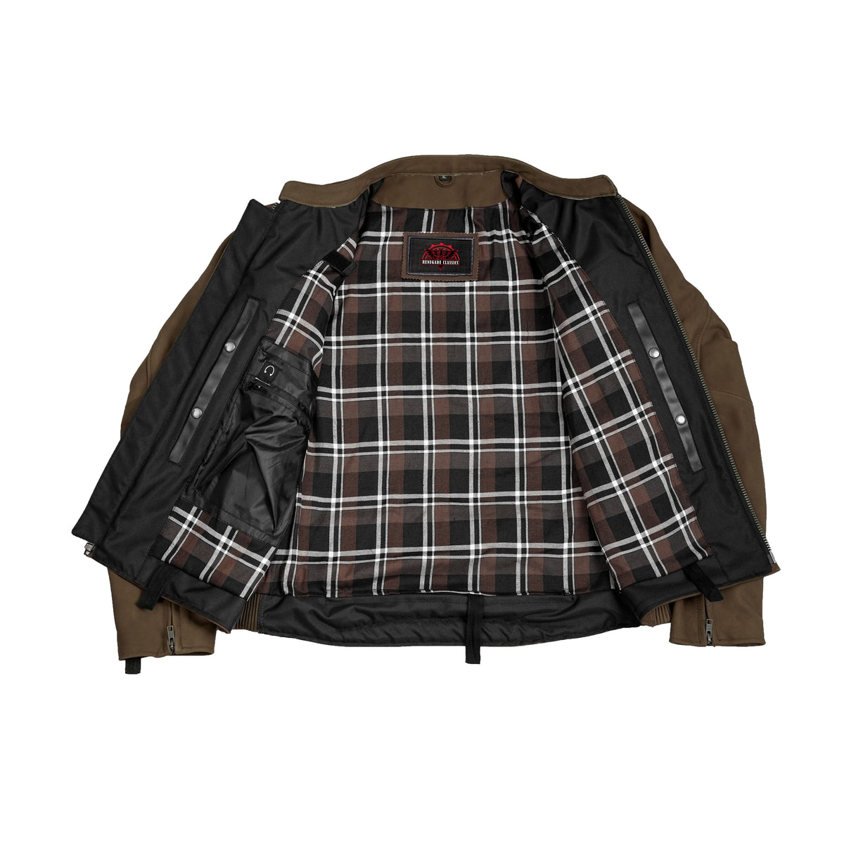 Rancher’s Edge Men’s Leather Motorcycle Jacket