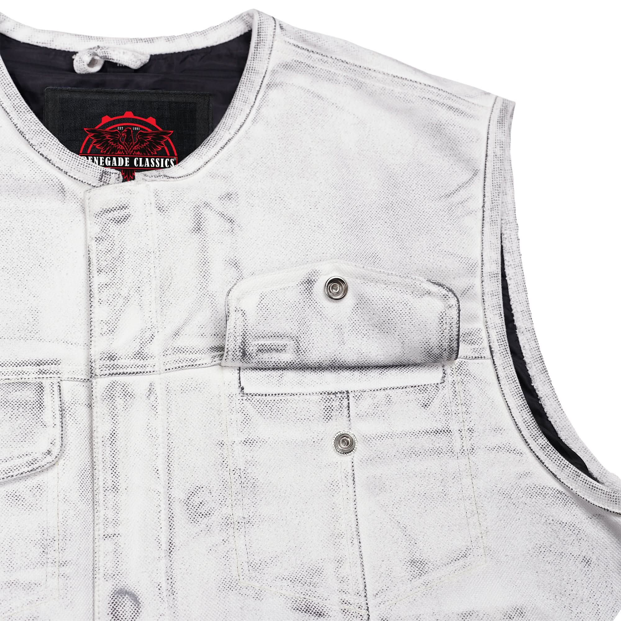 Casper™ Lowcut Mens Textile Motorcycle Vest