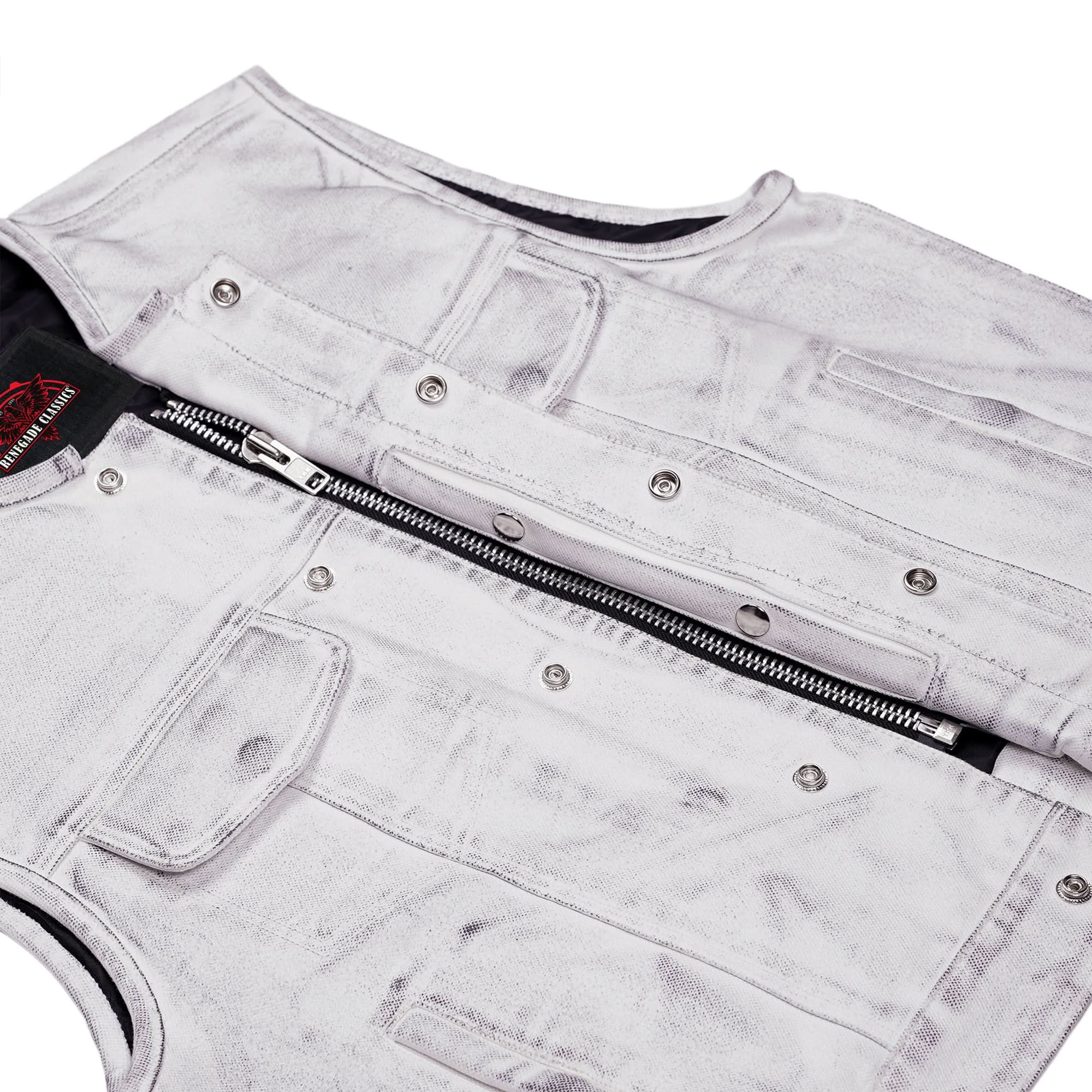 Casper™ Lowcut Mens Textile Motorcycle Vest