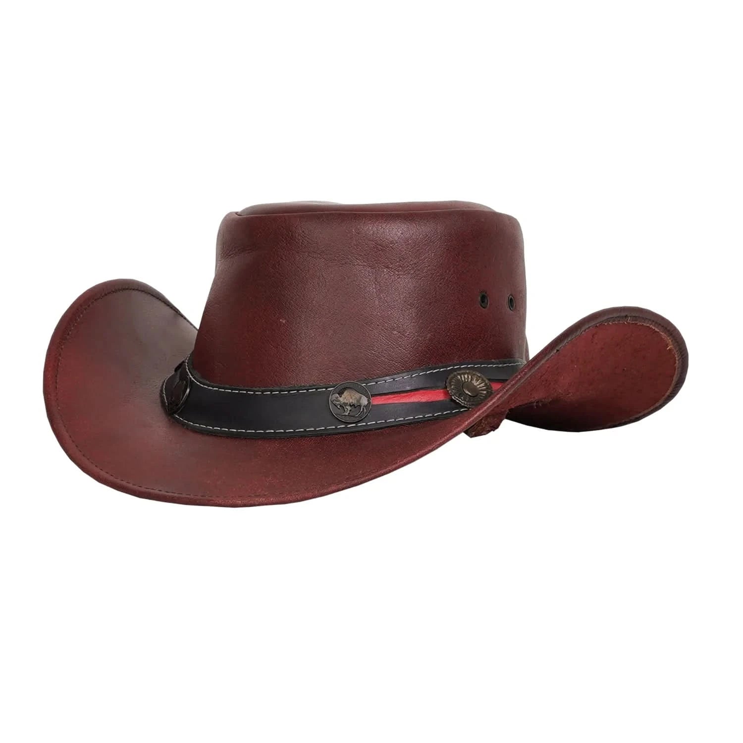 Ruby Maverick- Men’s Leather Hat