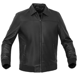 Midnight Forge™ Men’s Faux Leather Motorcycle Jacket