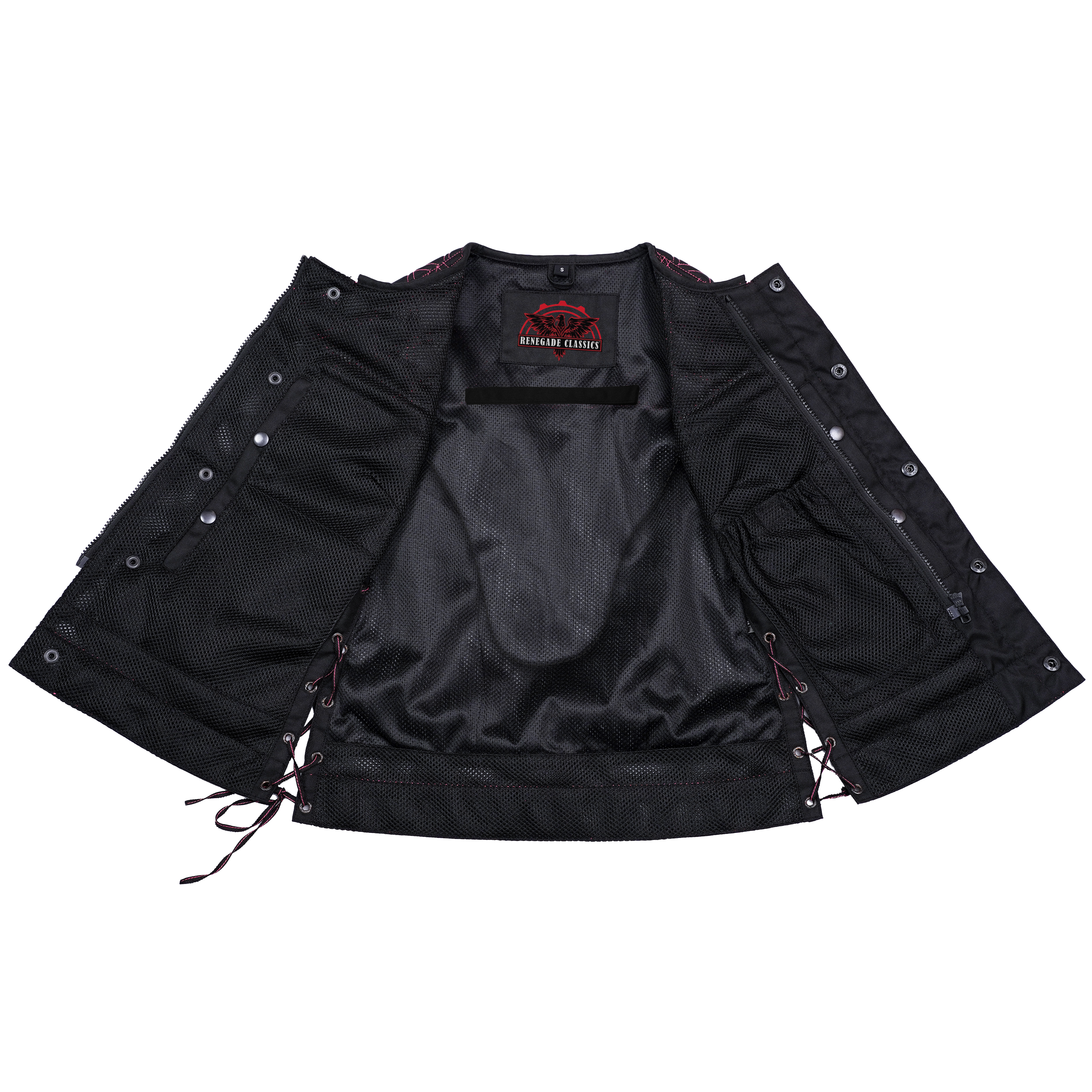 Rose Phantom™ Womens Mesh Motorcycle Vest