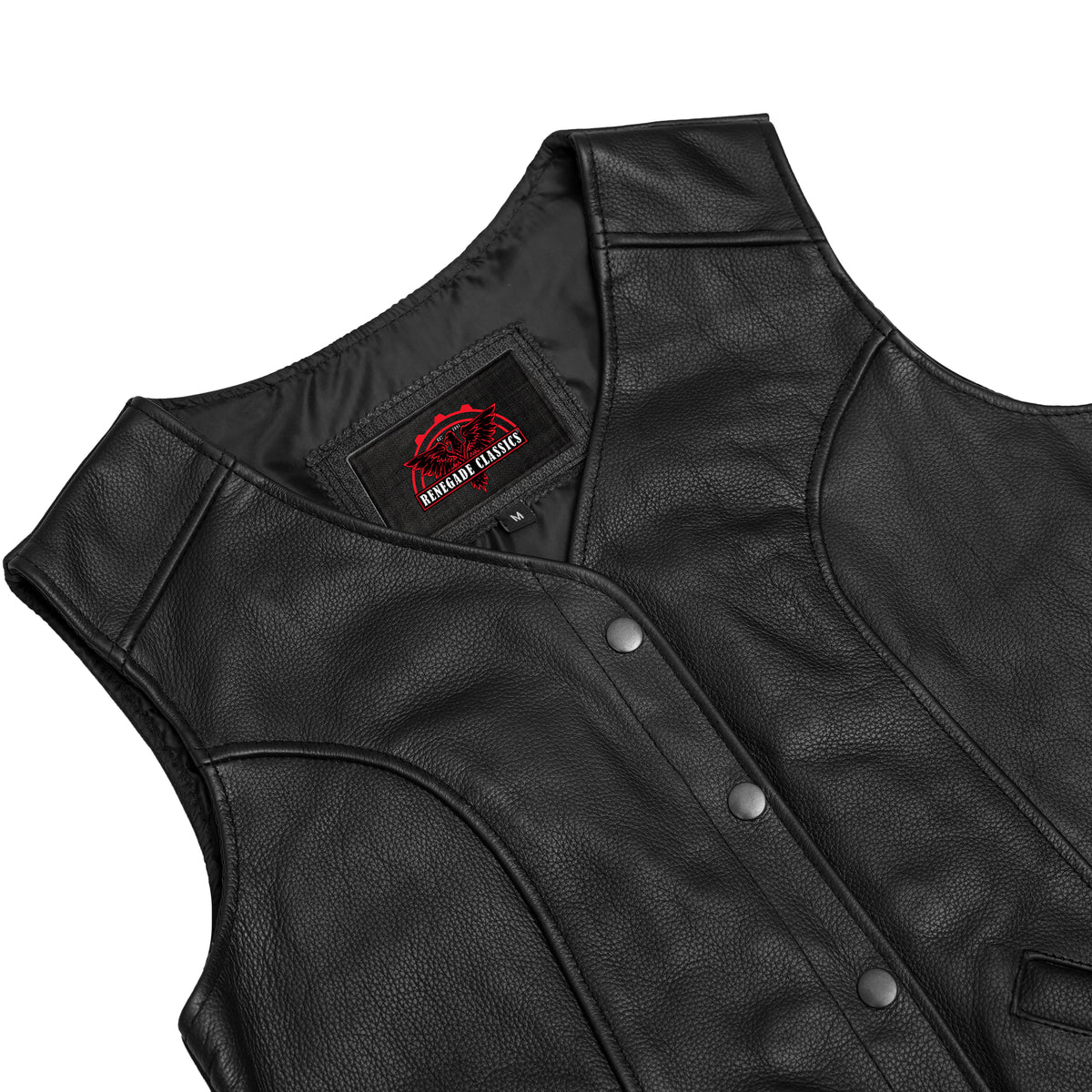 Relida™ Womens Leather Motorcycle Vest