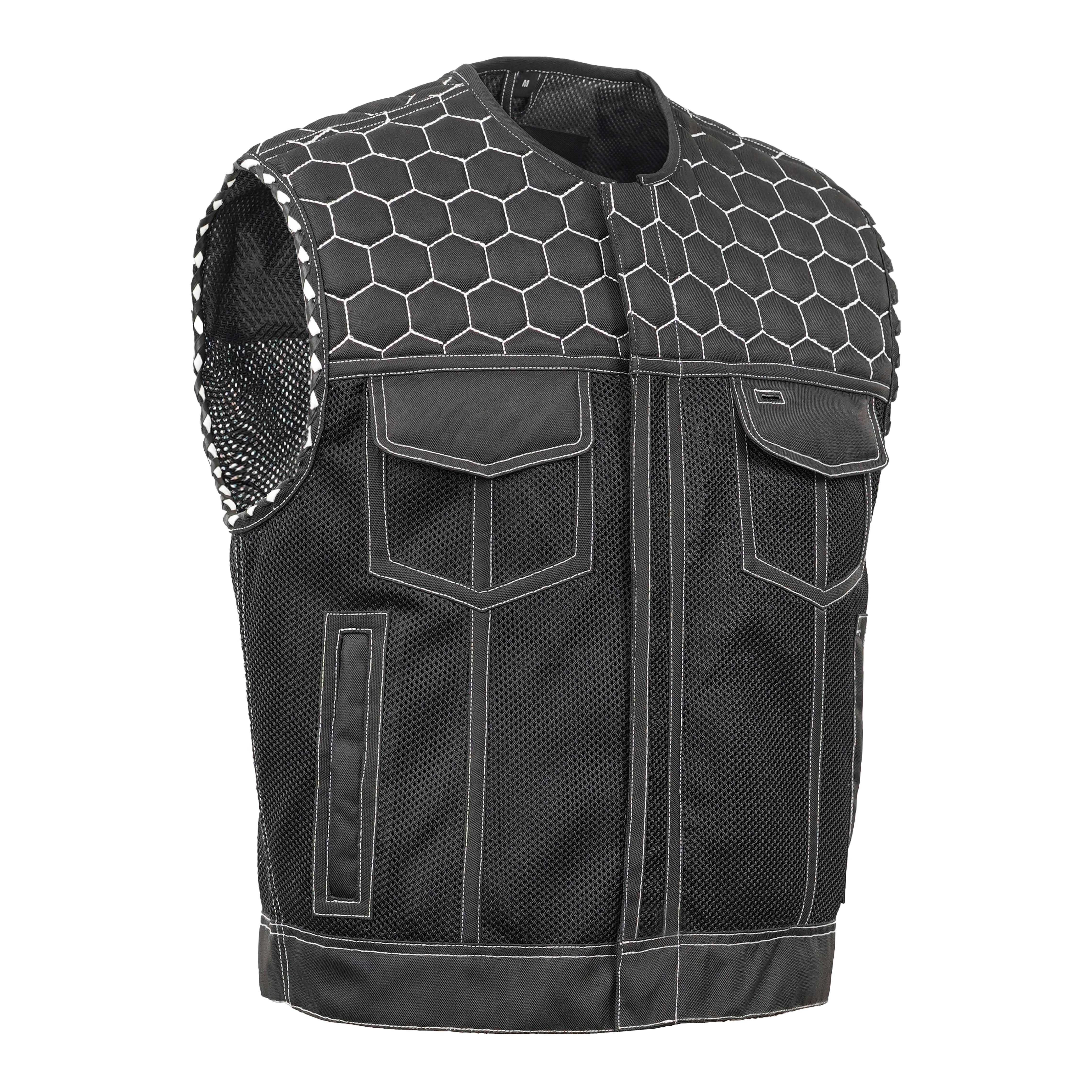 Zenthor Mens Mesh Motorcycle Vest