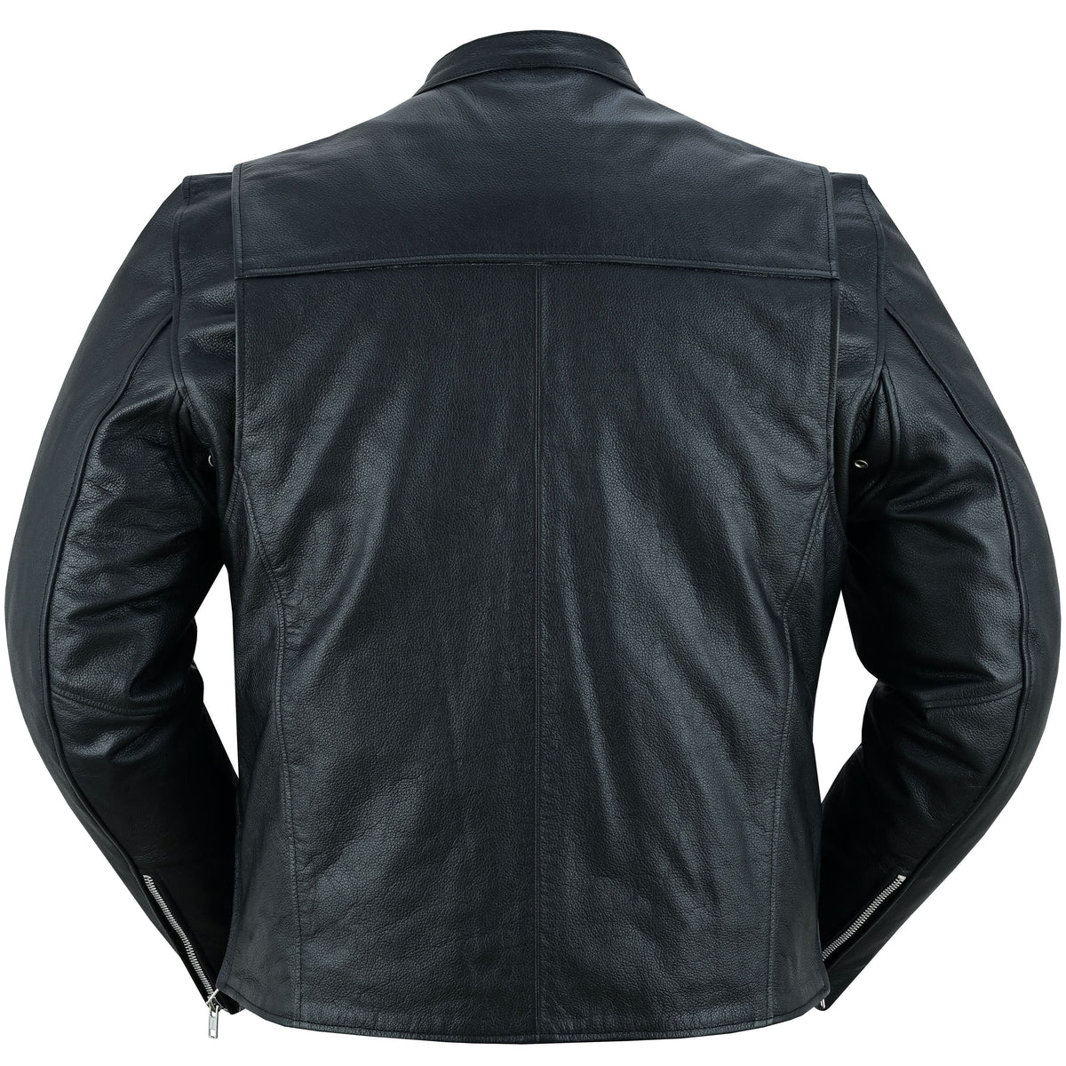 Rivo™ Men's Leather Motorcycle Jacket