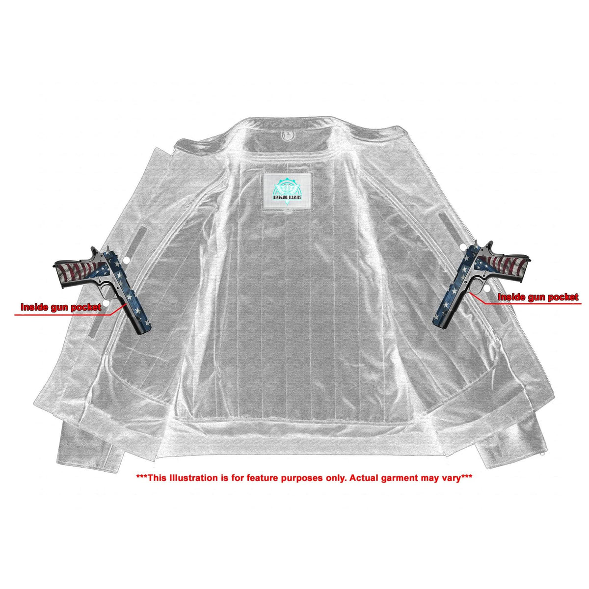 Rivo™ Men's Leather Motorcycle Jacket