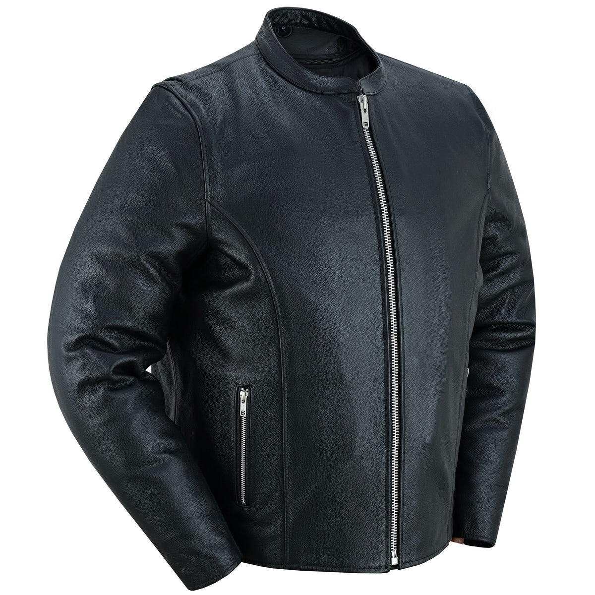Rivo™ Men's Leather Motorcycle Jacket