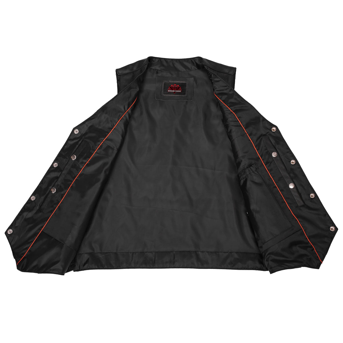 Rockus™ Mens Motorcycle Leather Vest