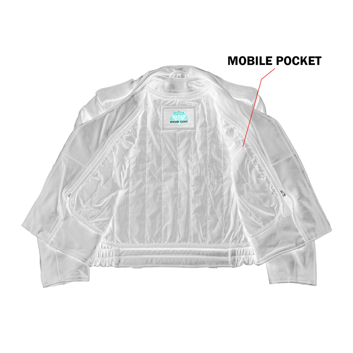 Rogue Rider™ Men's Leather Motorcycle Jacket