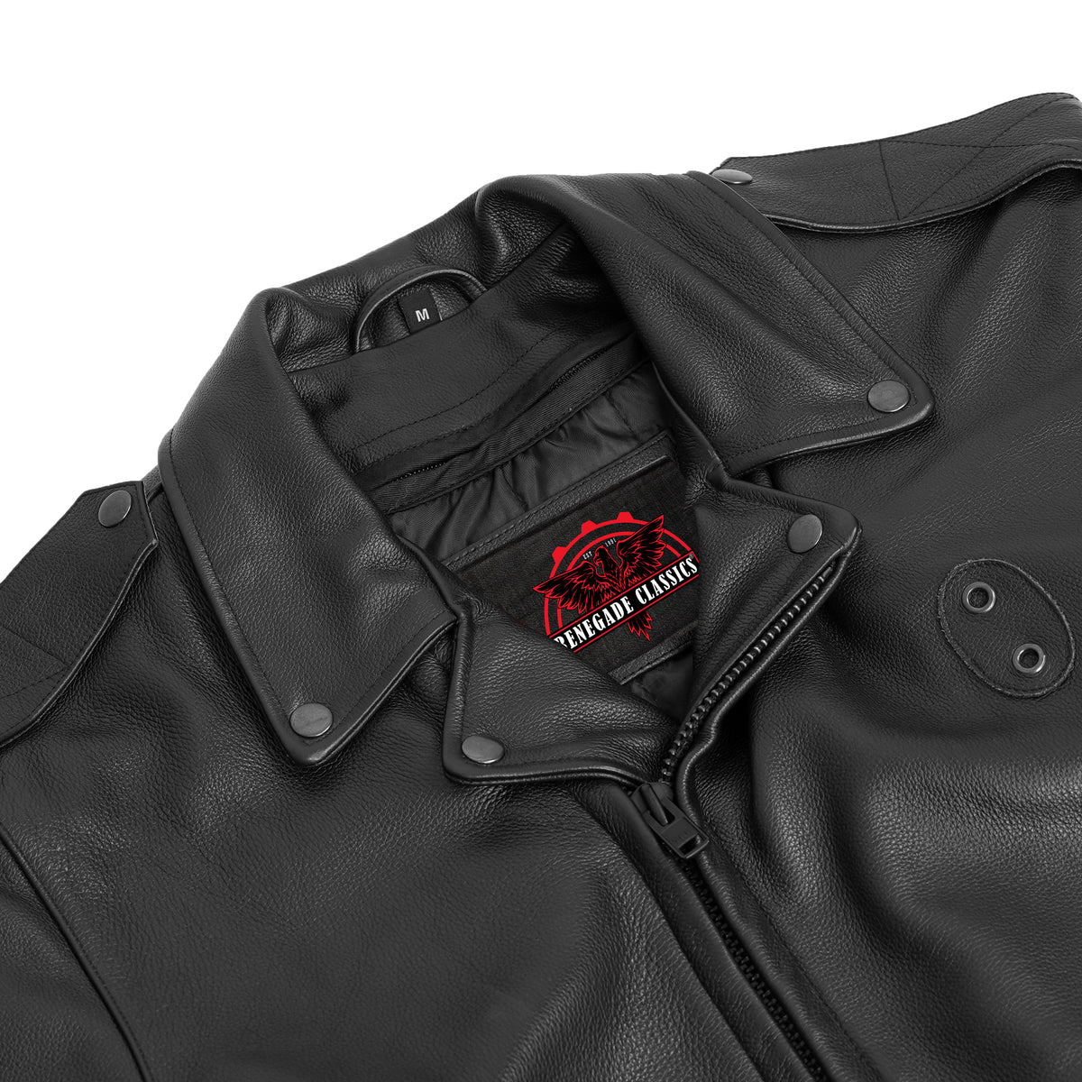 Rogue Rider™ Men's Leather Motorcycle Jacket