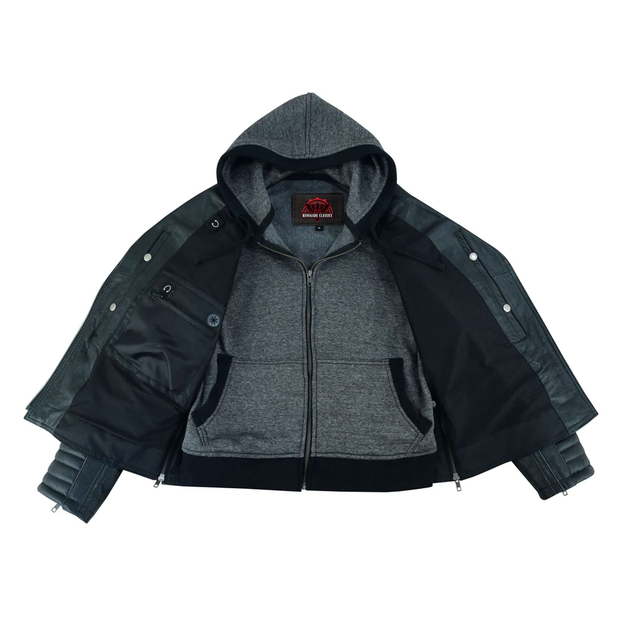 Rush Charm™ Women's Premium Cowhide Moto Jacket