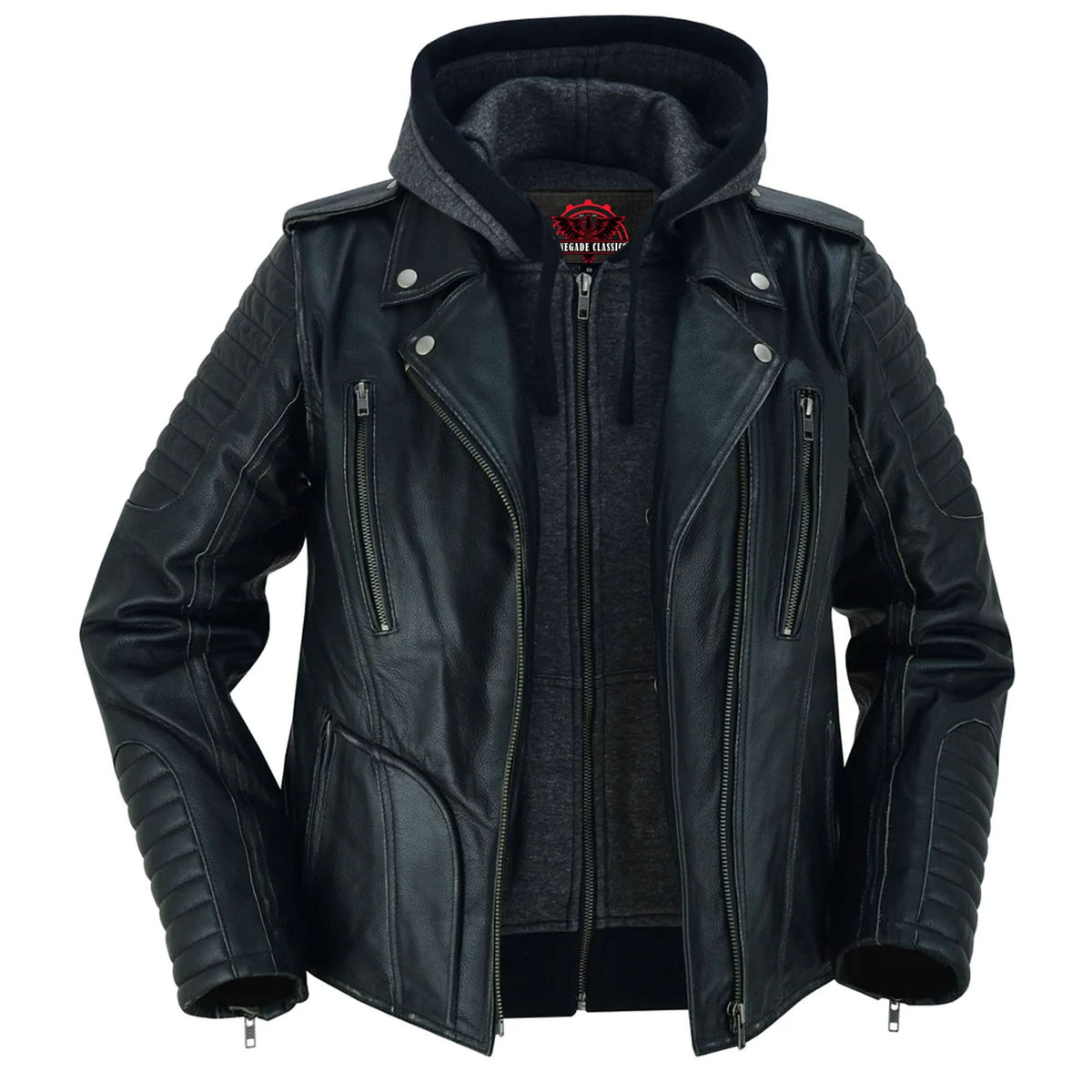 Rush Charm™ Women's Leather Motorcycle Jacket
