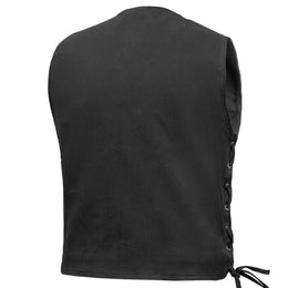 Rustborn™ Mens Denim Motorcycle Vest