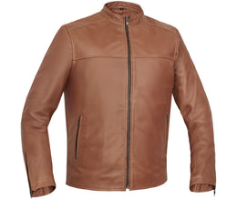 Sahara™ Men's Brown Fashion Leather Jacket