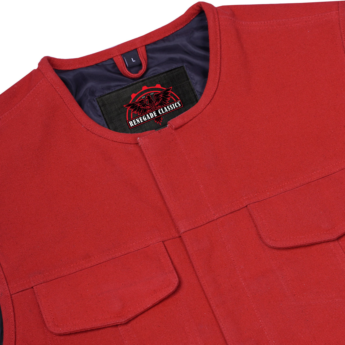 Rustmark Blaze™ Lowcut Mens Canvas Motorcycle Vest