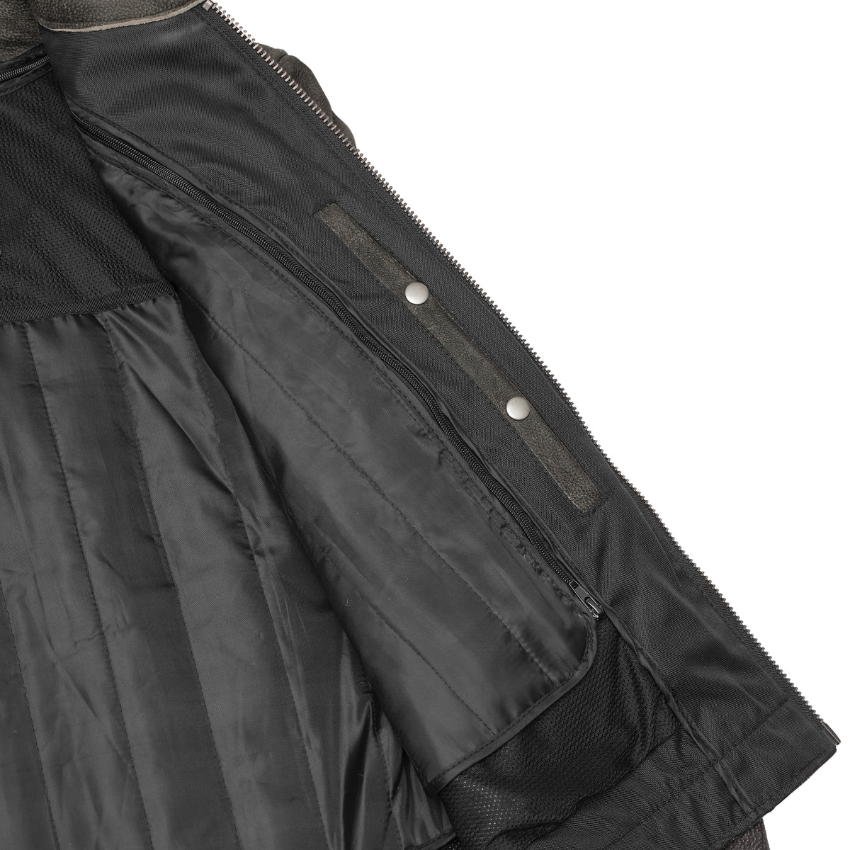 Ruston™ Men's Leather Motorcycle Jacket
