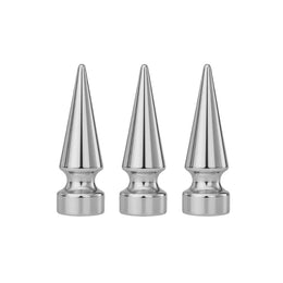 SPK102 Chrome Screw-back Spike Studs - 12mm
