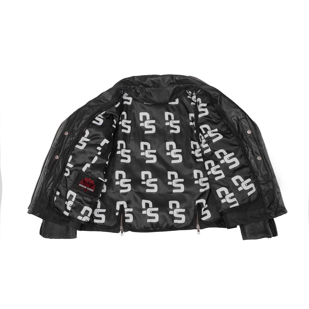 Shadow Stud Women’s Leather Motorcycle Jacket