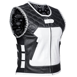 Zephyra Womens Leather Motorcycle Vest