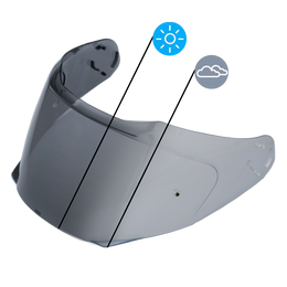 Glide Shield Outer- Photochromic Smoke