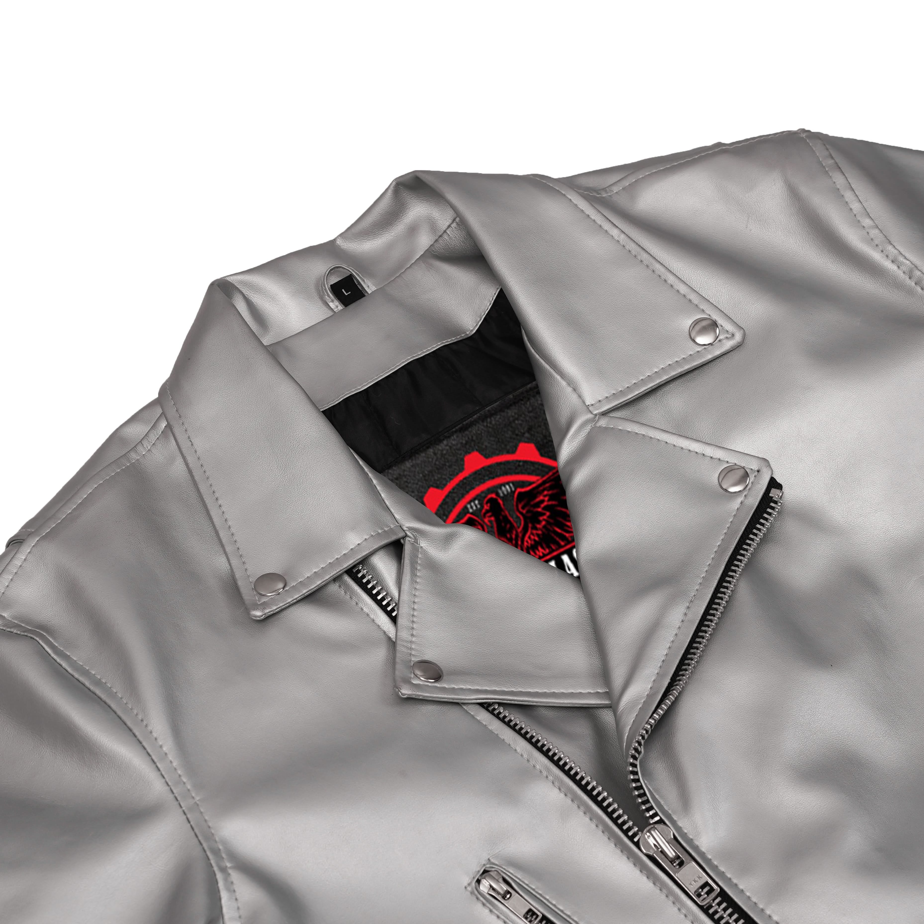 Iron Phantom™ Men’s Faux Leather Motorcycle Jacket