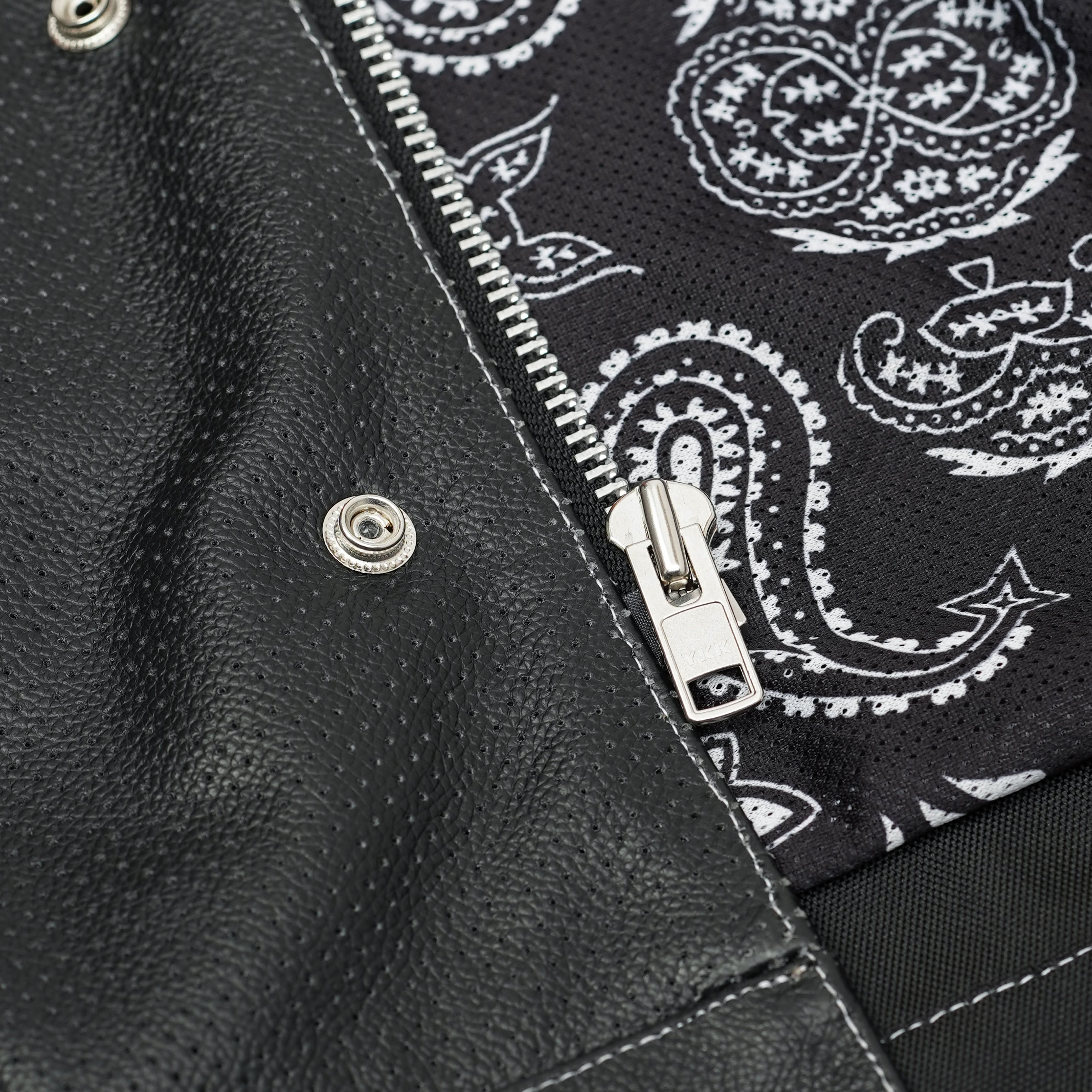 Hudson Lowcut Mens Leather Motorcycle Vest