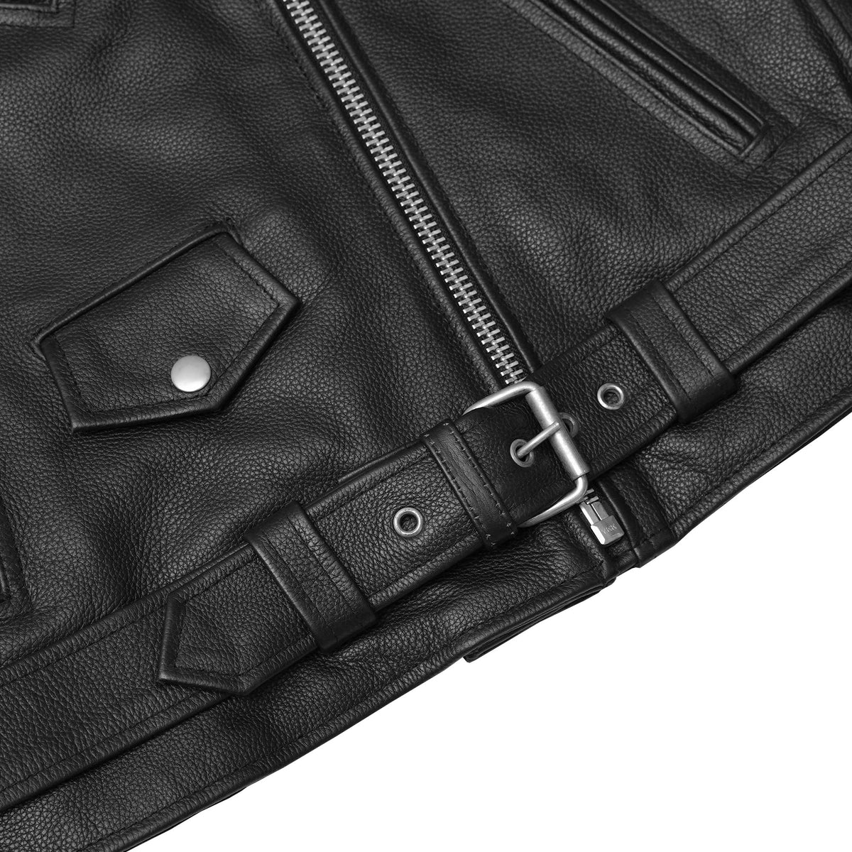 SpeedMoto™ Women's Leather Motorcycle Jacket