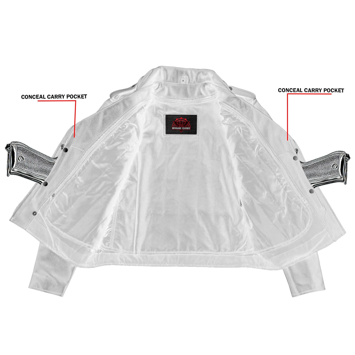 SpeedMoto™ Women's Leather Motorcycle Jacket