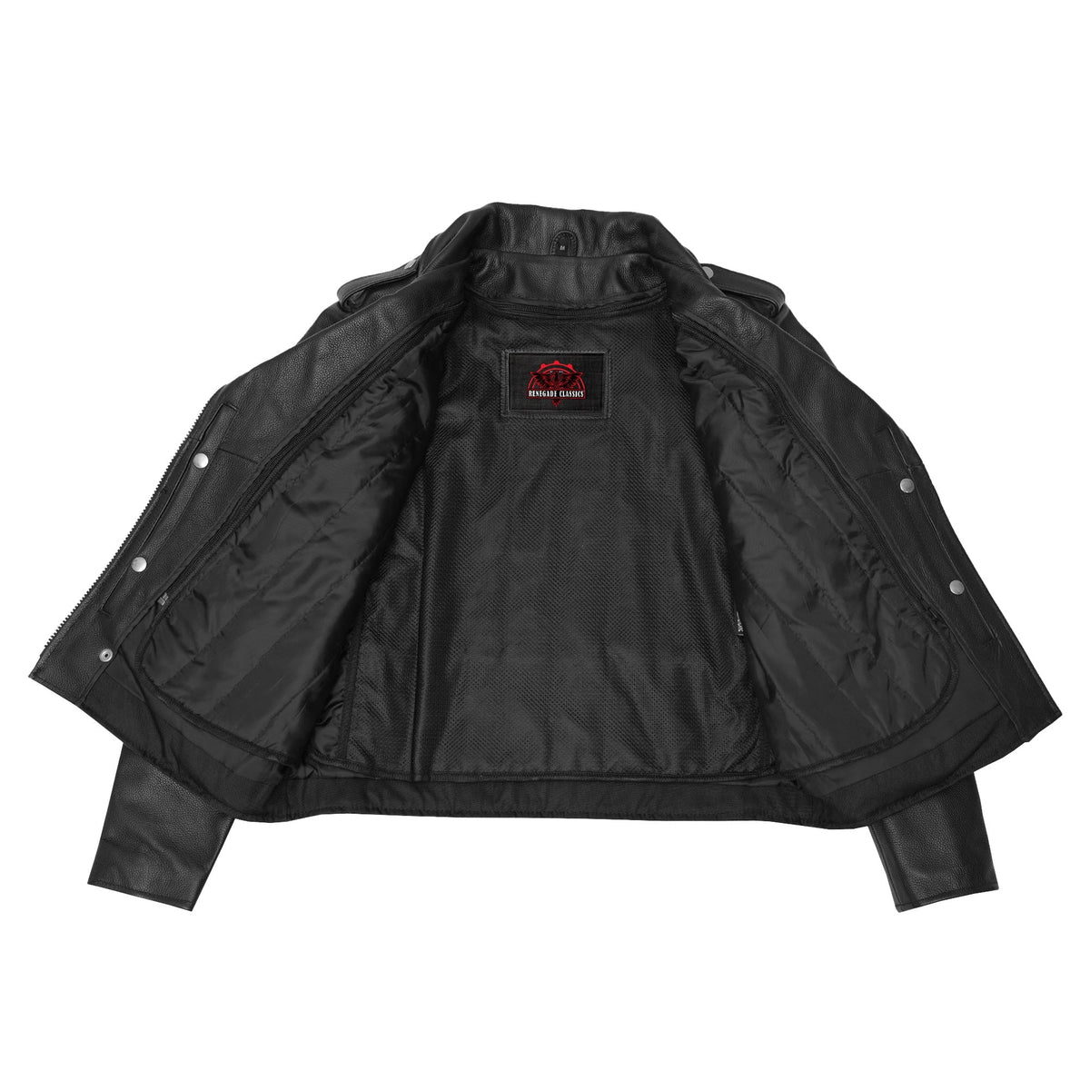 SpeedMoto™ Women's Leather Motorcycle Jacket