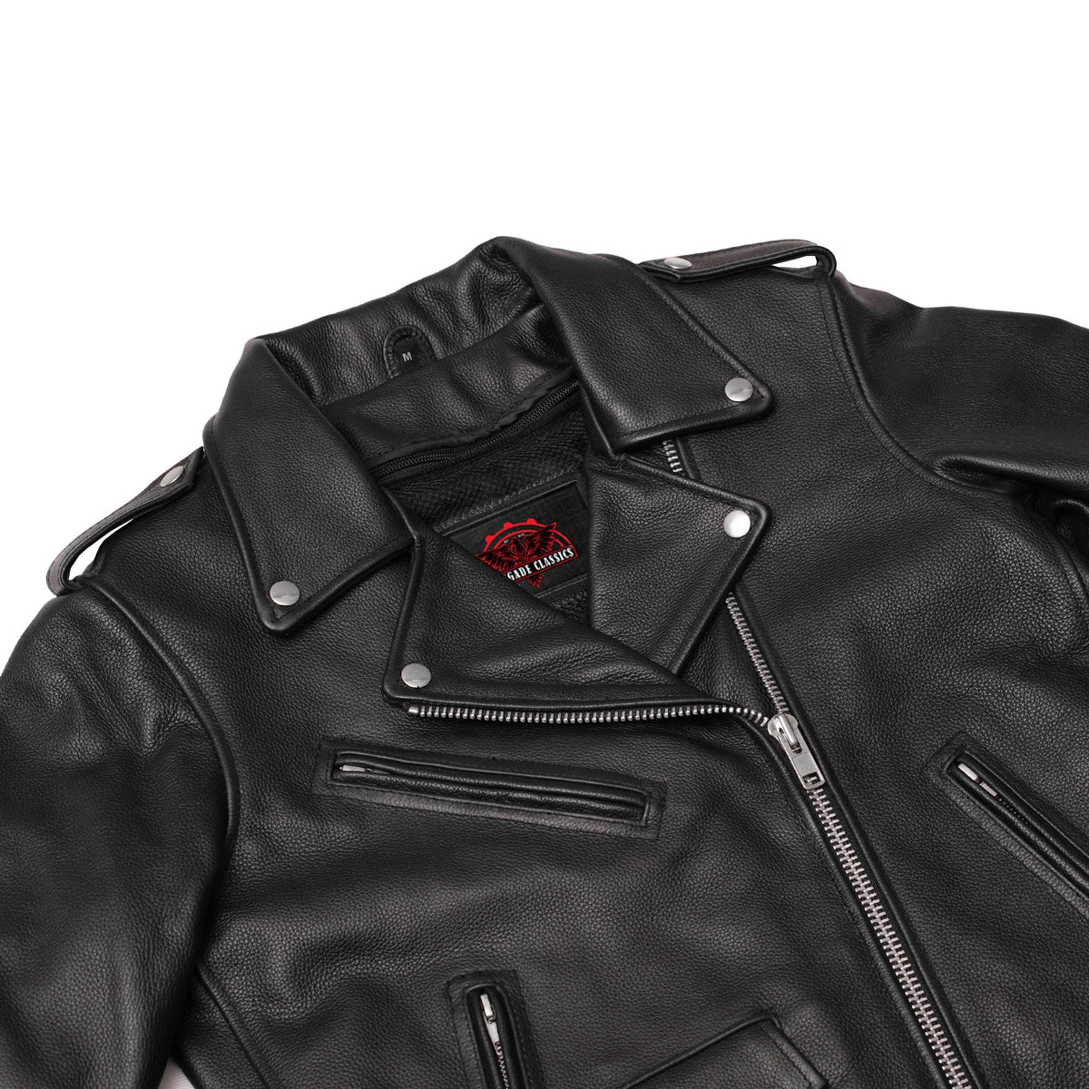 SpeedMoto™ Women's Leather Motorcycle Jacket