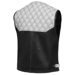 Splitline Mens Leather Motorcycle Vest
