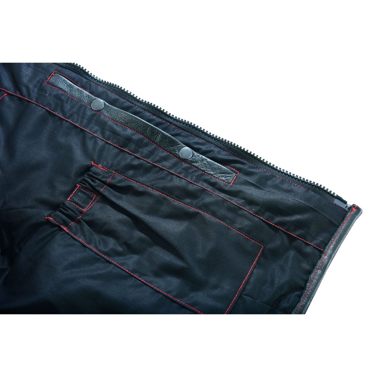 Star-Spangled Mens Motorcycle Leather Vest