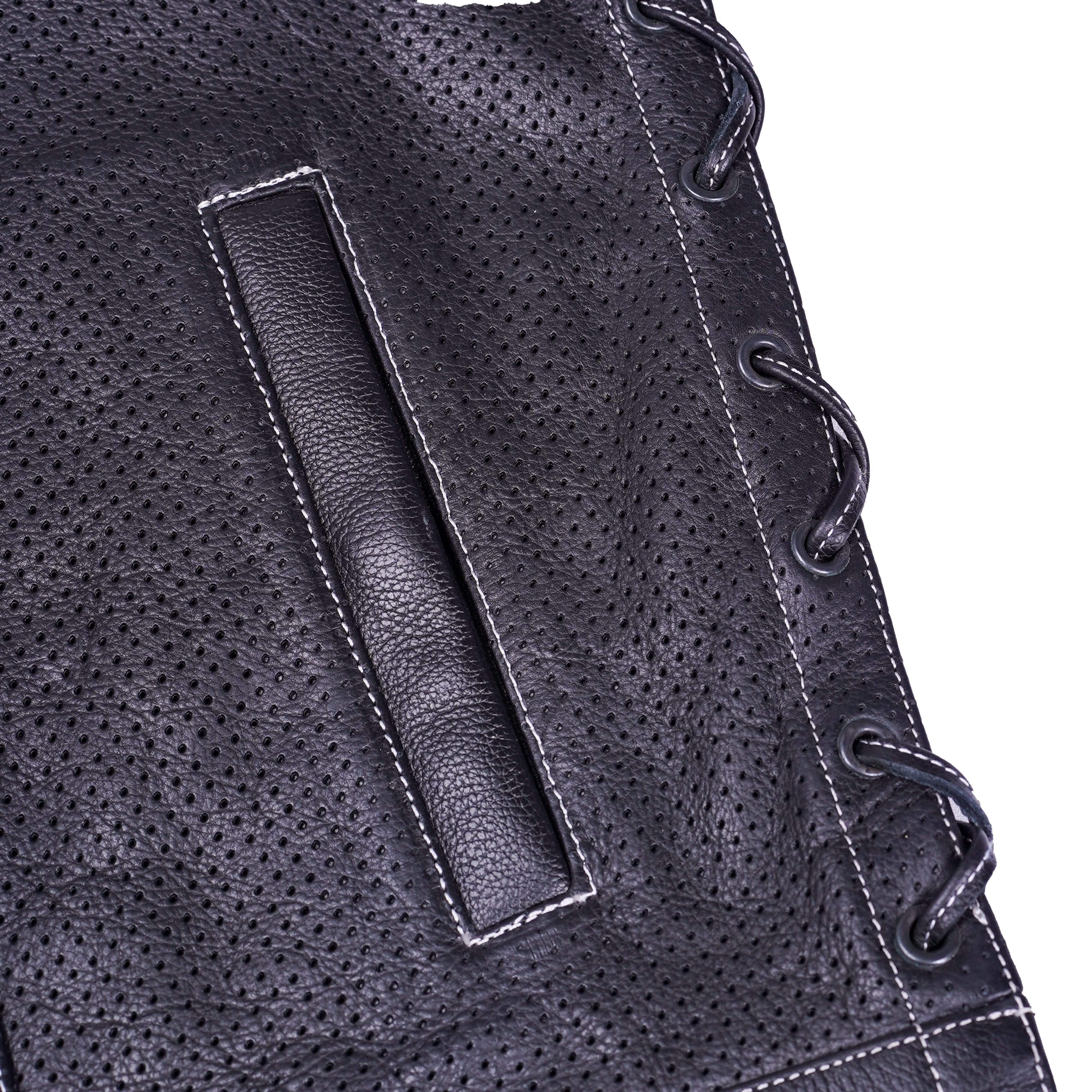 Throtlex Mens Leather Motorcycle Vest
