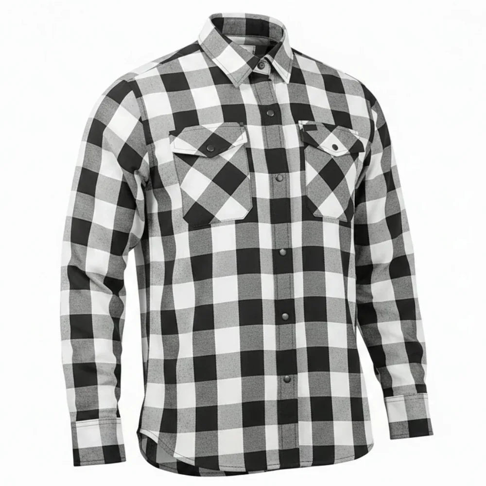 Stonepine Men's Motorcycle Flannel Shirt