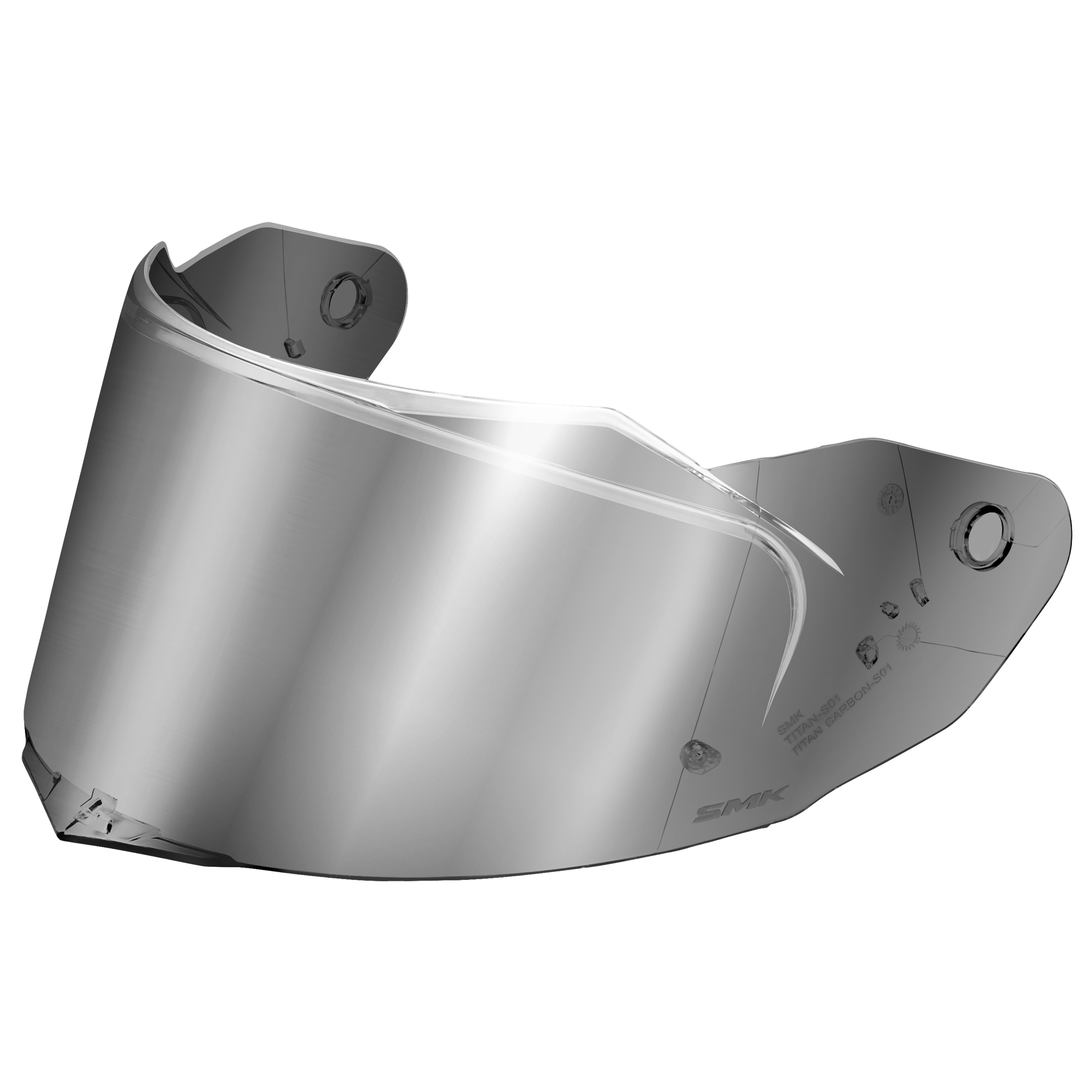 TITAN S01 SILVER MIRROR ON SMOKE OUTER SHIELD 70R