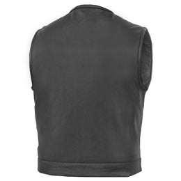 Target Lowcut Mens Leather Motorcycle Vest