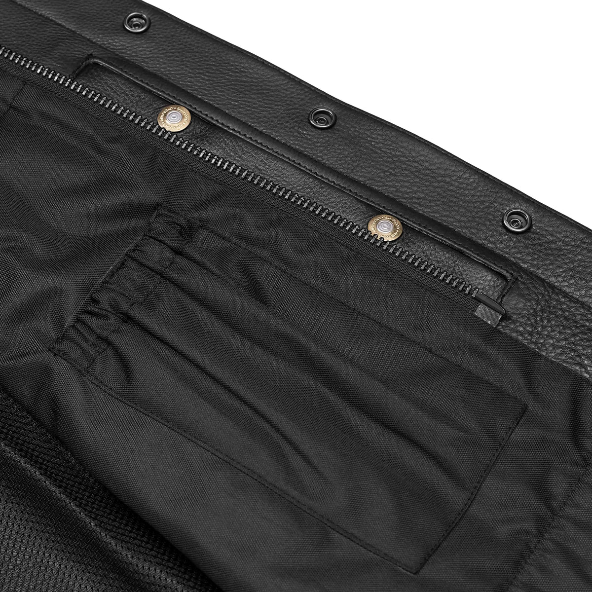 Target Lowcut Mens Leather Motorcycle Vest