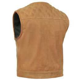 Rustic Rebel Lowcut Mens Leather Motorcycle Vest
