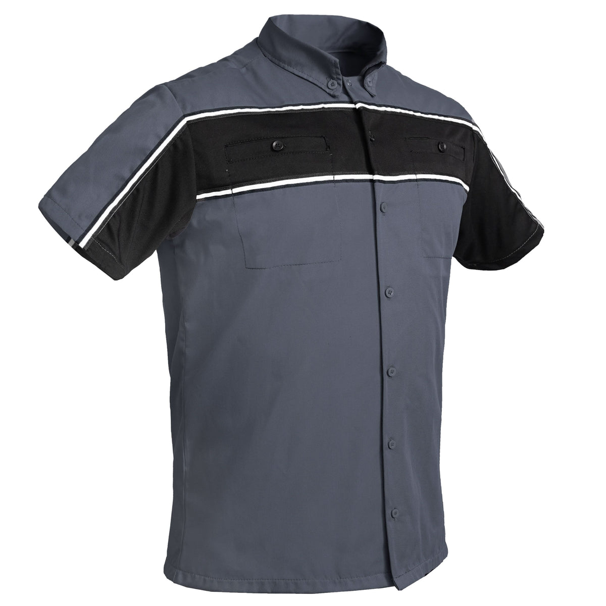 TitanStripe – Cotton Work Shirt