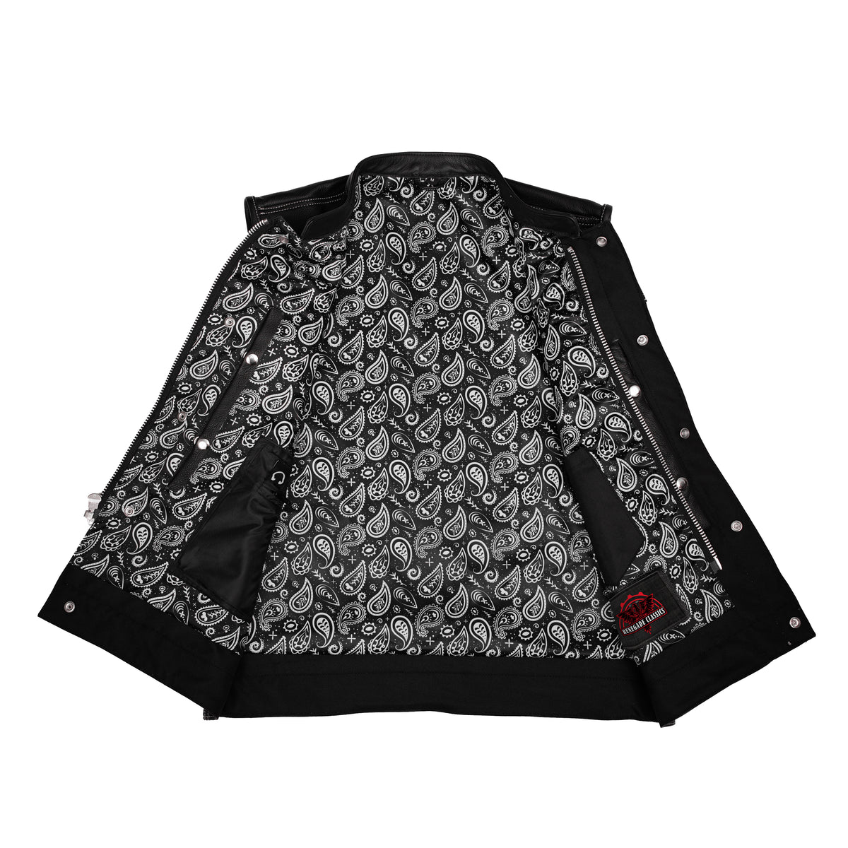 TonUp™ Mens Leather Motorcycle Vest