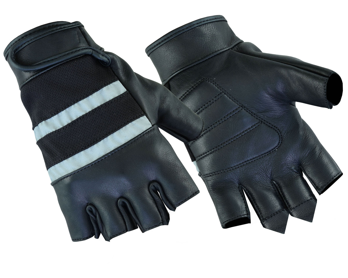 ToughGrip™ Men's leather Fingerless gloves