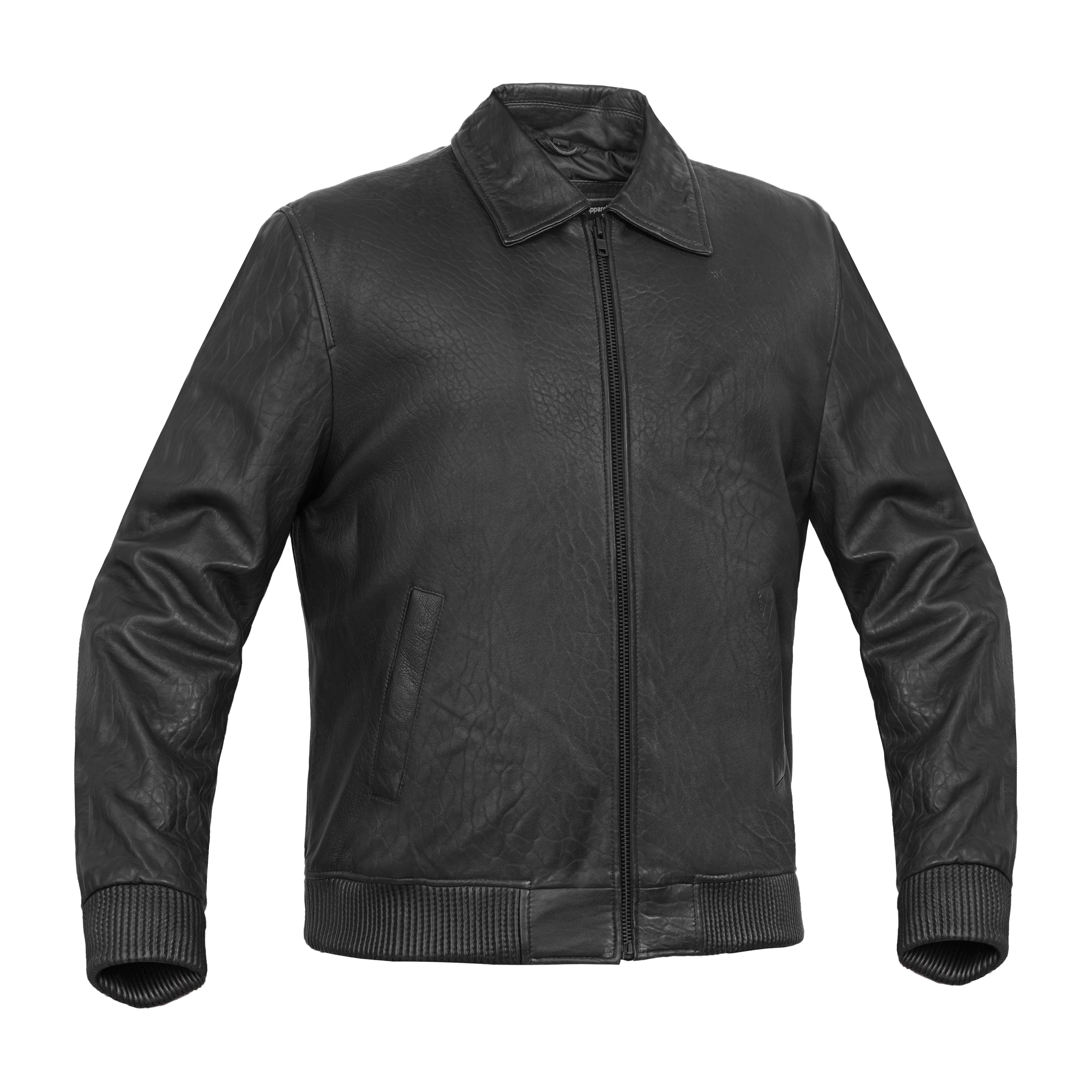 Traveler™ Men's Fashion Black Leather Jacket