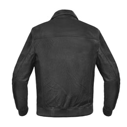 Traveler™ Men's Fashion Black Leather Jacket